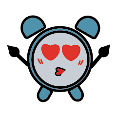 [LINEスタンプ] clock-wanyu