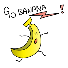 [LINEスタンプ] GoBana