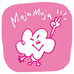 [LINEスタンプ] MOJA MOJA GIRL 2