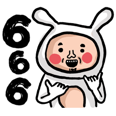[LINEスタンプ] uncle cosplay