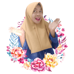 [LINEスタンプ] Fahkhaaer : Hijabers Cantik