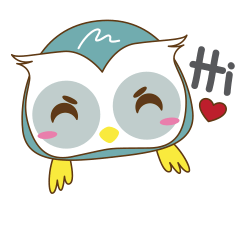 [LINEスタンプ] Owie the Owl Animatedの画像（メイン）