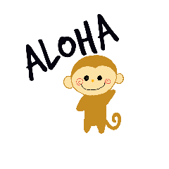 [LINEスタンプ] Hawaii and animals