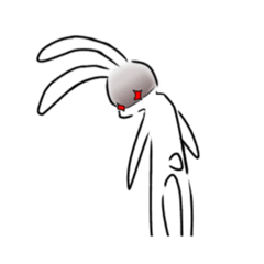 [LINEスタンプ] キレうさ