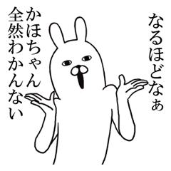 [LINEスタンプ] かほちゃんが使う面白名前スタンプの画像（メイン）