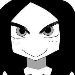 [LINEスタンプ] モノクロ少女