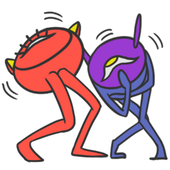 [LINEスタンプ] The Milky Road