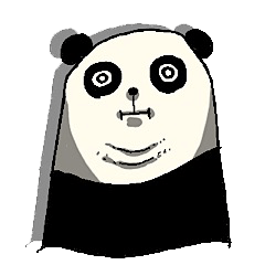 [LINEスタンプ] パンダによる感情表現の画像（メイン）