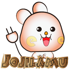 [LINEスタンプ] JOJILAMU naughty mouse