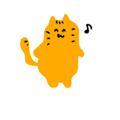 [LINEスタンプ] きいろいねこさん。