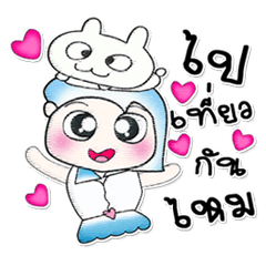 [LINEスタンプ] Miss. Mamiya. Love rabbit.^_^