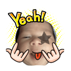[LINEスタンプ] Kin baby(Rock)