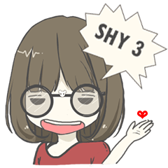 [LINEスタンプ] IM SHY3