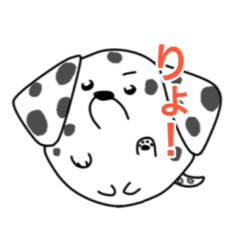 [LINEスタンプ] まんまるわんこ 日常使いスタンプ