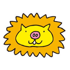 [LINEスタンプ] 毎日使える★癒し系「ライオン」スタンプ！