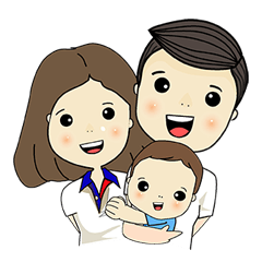 [LINEスタンプ] Happy salesman