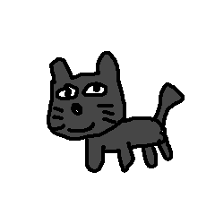 [LINEスタンプ] クロキャット