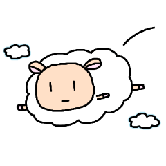 [LINEスタンプ] くものうえのひつじのすたんぷ！