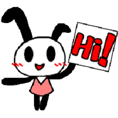 [LINEスタンプ] Han's Rabbit