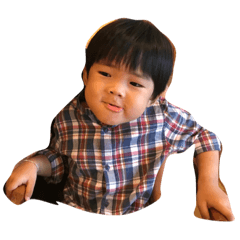 [LINEスタンプ] I-Aun naughty boy
