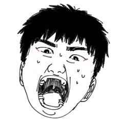 [LINEスタンプ] 黒木と紅藤