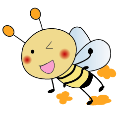 [LINEスタンプ] 可愛いハチ
