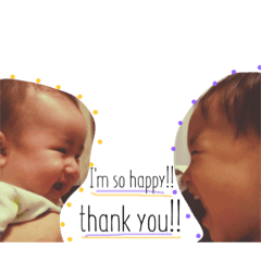 [LINEスタンプ] 仲良し兄弟スタンプ