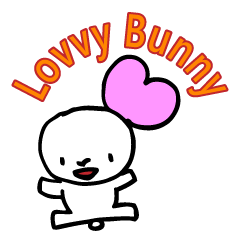 [LINEスタンプ] Lovvy Bunny - 2