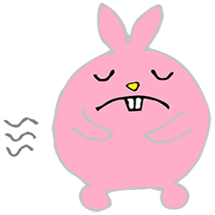 [LINEスタンプ] Cute Rabbit GO