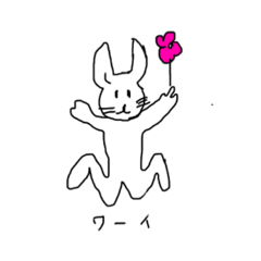 [LINEスタンプ] うさぎのモモちゃん