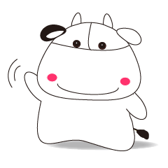 [LINEスタンプ] cow with you