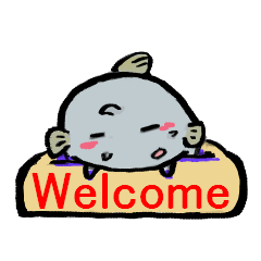 [LINEスタンプ] ムツゴロウの妖精ムッツ