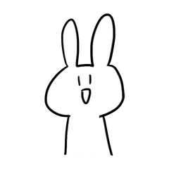 [LINEスタンプ] 課金うさぎ