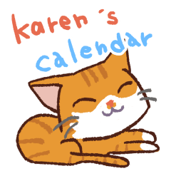 [LINEスタンプ] karen`s Calender