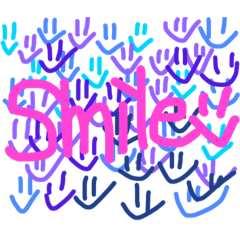 [LINEスタンプ] smile:);):);)