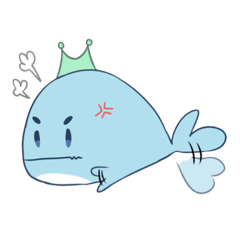 [LINEスタンプ] ANGry whaLE