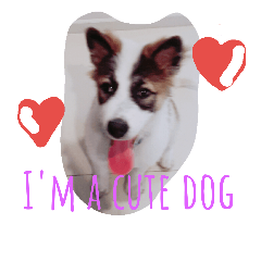 [LINEスタンプ] My Name Is Mama I'm a cute puppy