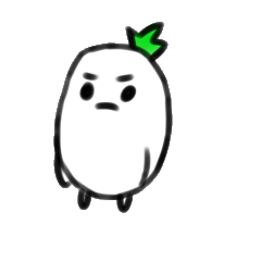 [LINEスタンプ] Just a Carrot Man