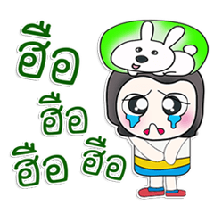 [LINEスタンプ] Hello my name is Muka..Love Rabbit..