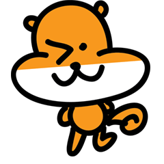 [LINEスタンプ] Hedgehog ＆ Squirrel
