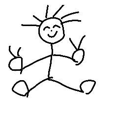 [LINEスタンプ] 棒人間パート1