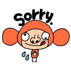 [LINEスタンプ] 猿山のききちゃん
