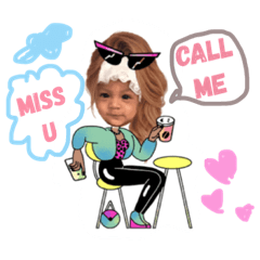 [LINEスタンプ] call me