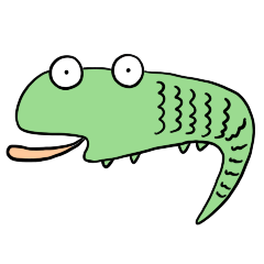 [LINEスタンプ] カメレオンのみどりちゃん