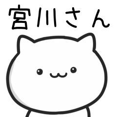 [LINEスタンプ] 【宮川】さんが使う猫