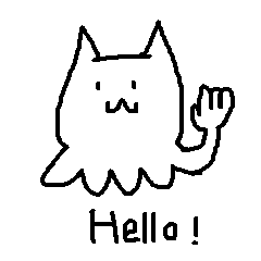 [LINEスタンプ] Octopus flower cat
