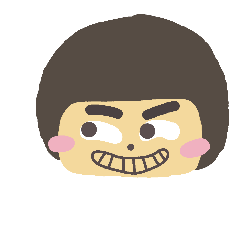 [LINEスタンプ] Thick eyebrows girl
