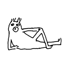 [LINEスタンプ] クマみたいな犬