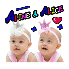 [LINEスタンプ] Aline＆Aliceの画像（メイン）