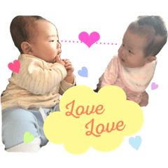 [LINEスタンプ] Saya＆Yuto